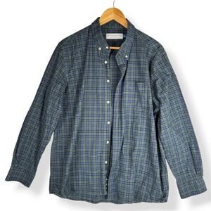 Peter Manning Shirt Mens Size 4XL Runs Small Plaid Button Preppy Heritage Casual